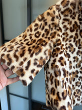 Load image into Gallery viewer, Moschino Cheap & Chic Tan Goat Fur Cropped Short Sleeve Jacket