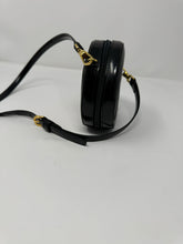 Load image into Gallery viewer, Moschino Black & Red Heart Circle Crossbody Bag