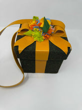 Load image into Gallery viewer, Moschino Tweed Leather Box Bag Purse