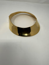 Load image into Gallery viewer, Louis Vuitton Gold Metal Peter Pan Collar Choker Necklace