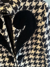 Load image into Gallery viewer, Moschino Cheap & Chic Black White Question Mark Wool & Mohair Jacket