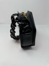 Load image into Gallery viewer, Moschino Leather Black Red SHOP Crossbody Bag Purse