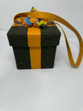 Load image into Gallery viewer, Moschino Tweed Leather Box Bag Purse