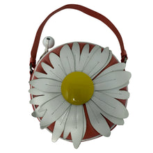 Load image into Gallery viewer, Moschino Peach and White Daisy Circle Bag