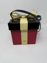 Load image into Gallery viewer, Moschino Red & Black Leather Box Bag
