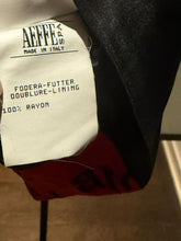 Load image into Gallery viewer, Moschino Cheap & Chic Red & Black Velvet Parole Vest