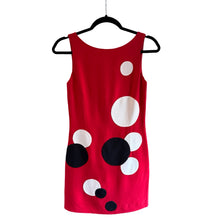 Load image into Gallery viewer, Moschino Cheap & Chic Red & Black Polka Dot Sheath Dress