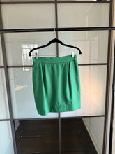 Load image into Gallery viewer, Moschino Cheap & Chic Green & Red Wool House Curtains Skirt Suit