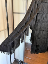 Load image into Gallery viewer, Moschino Couture Black Fringe Jacket