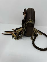 Load image into Gallery viewer, Moschino Brown Round Ribbon Bag Crossbody Purse