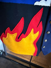 Load image into Gallery viewer, Moschino Cheap & Chic Blue & Black Fire Air Water Earth Vest