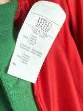 Load image into Gallery viewer, Moschino Cheap & Chic Green & Red Wool House Curtains Skirt Suit