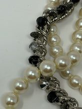 Load image into Gallery viewer, Moschino 30th Aniversar Faux Pearl Chain Necklace Archivio