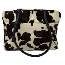 Load image into Gallery viewer, Moschino Cow Print Calf Hair Shoulder Bag Purse