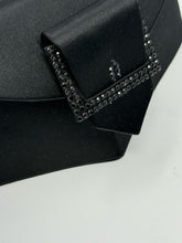 Load image into Gallery viewer, Christian Lacroix Black Silk Satin Evening Bag
