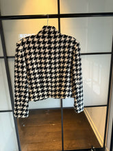 Load image into Gallery viewer, Moschino Cheap & Chic Black White Question Mark Wool & Mohair Jacket