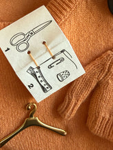 Load image into Gallery viewer, Moschino Peach Cashmere Knit Knitting Sweater