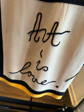 Load image into Gallery viewer, Moschino Cheap & Chic Blue & Ivory Art Is Love Sheath Dress