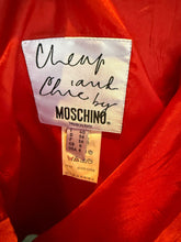 Load image into Gallery viewer, Moschino Size 6 Red & Black Polka Dot Mini Skirt