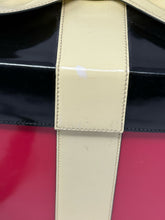 Load image into Gallery viewer, Moschino Red & Black Leather Box Bag