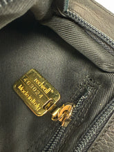 Load image into Gallery viewer, Moschino Black Leather Question Mark Clutch Bag Purse