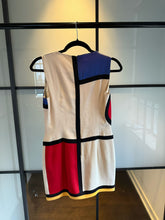 Load image into Gallery viewer, Moschino Cheap & Chic Blue & Ivory Art Is Love Sheath Dress