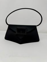 Load image into Gallery viewer, Christian Lacroix Black Silk Satin Evening Bag