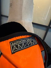 Load image into Gallery viewer, Anthony Muto AM/PM Size S/M Black &amp; Orange Velvet Vest
