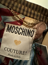 Load image into Gallery viewer, Moschino Size 8 Brown Plaid Equestrian Jacket
