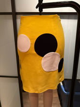 Load image into Gallery viewer, Moschino Cheap &amp; Chic Yellow &amp; Black Polka Dot Skirt The Nanny
