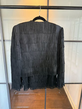 Load image into Gallery viewer, Moschino Couture Black Fringe Jacket
