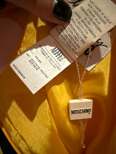 Load image into Gallery viewer, Moschino Cheap &amp; Chic Yellow &amp; Black Polka Dot Skirt The Nanny
