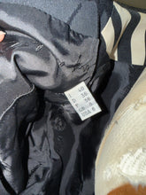 Load image into Gallery viewer, Moschino Black &amp; White Cropped Striped Cuff Jacket

