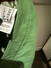 Load image into Gallery viewer, Moschino Green Leather Mini Skirt

