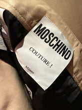 Load image into Gallery viewer, Moschino Green &amp; Ivory Leather Million Dollar Skirt
