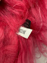 Load image into Gallery viewer, Moschino Fuschia Mongolian Lam Fur Wrap
