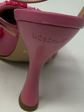 Load image into Gallery viewer, Moschino 35 Pink Sugar Flower Heels Sandals NEW
