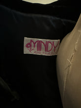Load image into Gallery viewer, Mindy &amp; Friends Size M Black &amp; SilverVelvet Bomber Jacket
