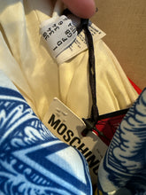 Load image into Gallery viewer, Moschino size 4  Red, White &amp; Blue Strapless Budweiser Dress NWT
