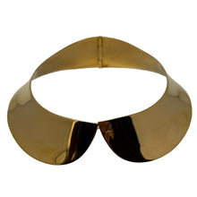 Load image into Gallery viewer, Louis Vuitton Gold Metal Peter Pan Collar Choker Necklace
