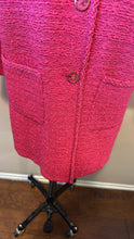 Load image into Gallery viewer, St. John Size 8 Pink Knit Boucle Coat
