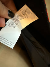 Load image into Gallery viewer, Versace Collection Size 42 Black &amp; Pink Wool &amp; Velvet Funnel Neck Coat
