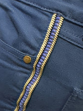 Load image into Gallery viewer, Alexander McQueen Size 42 Blue Jeans w/ Zipper side details
