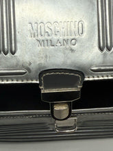 Load image into Gallery viewer, Moschino Silver Leather Lunch Box Bag
