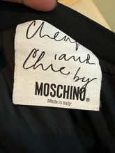 Load image into Gallery viewer, Moschino Cheap &amp; Chic Black Red Measurements Mini Skirt
