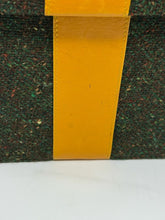 Load image into Gallery viewer, Moschino Tweed Leather Box Bag  Purse
