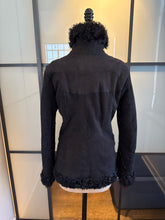Load image into Gallery viewer, Express Black Size XS Shearling Fur Coat
