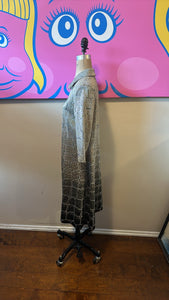 St. John Size 6 Gold & Silver Knit Evening Coat