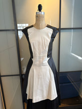 Load image into Gallery viewer, Ohne Title Size 2 Black &amp; White Leather Dress
