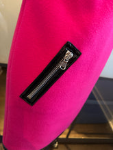 Load image into Gallery viewer, Moschino Pink &amp; Black Wool &amp; Faux Leather Trim Size 4  Dress
